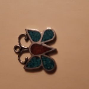 Butterfly Silver Pendant Charm